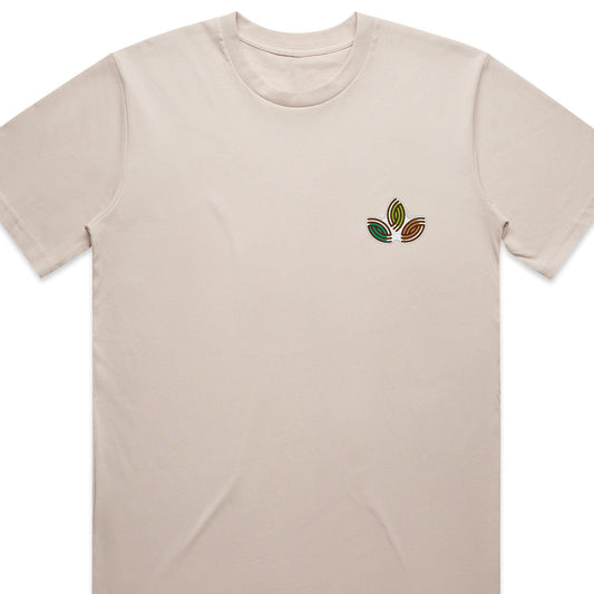 Leaves Embroidery T-Shirt