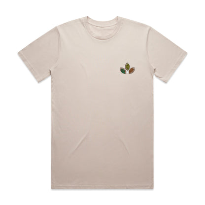 Leaves Embroidery T-Shirt