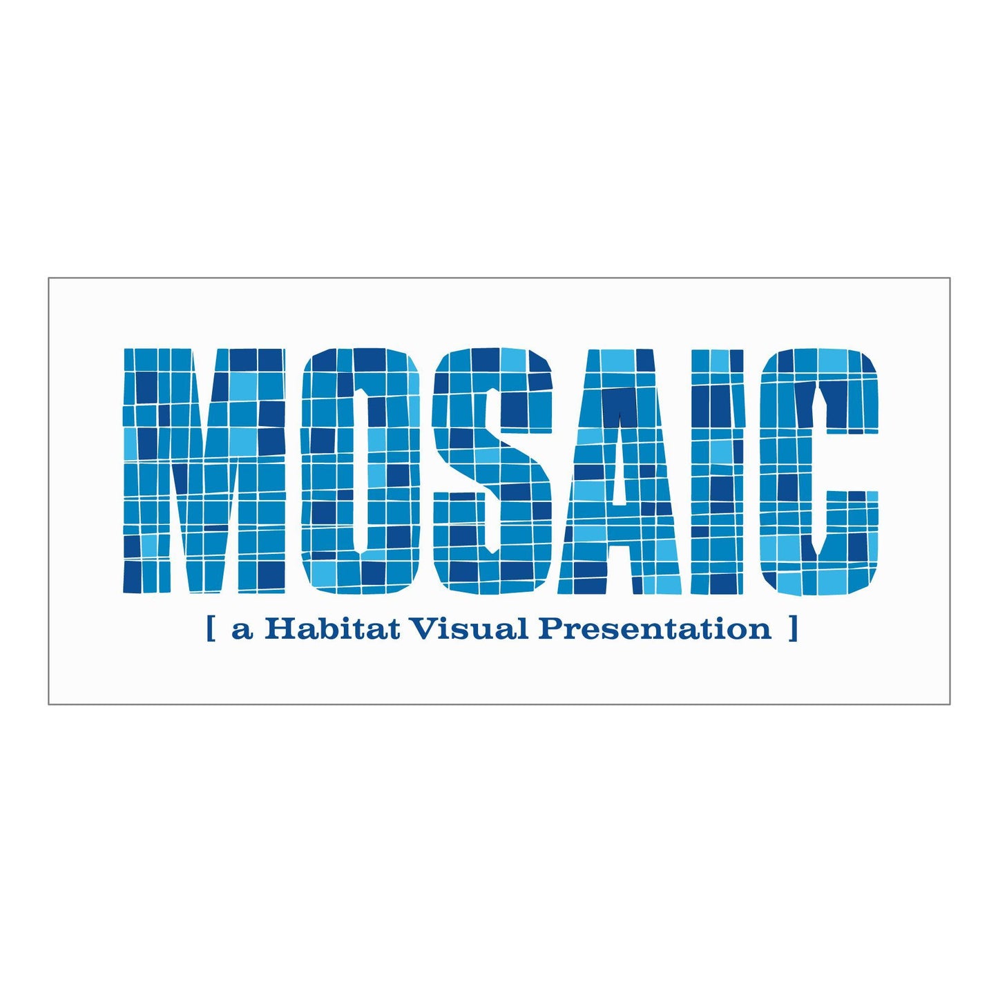 Mosaic Sticker - 25 PACK